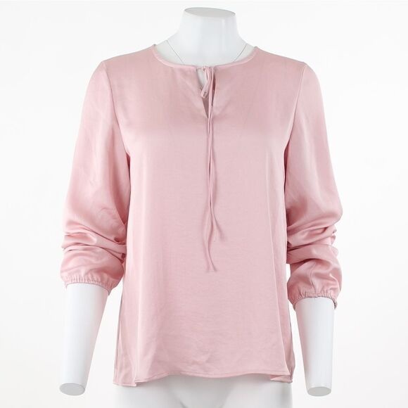 Kasper Tie-Neck Blouse - Petal - Picture 2 of 5